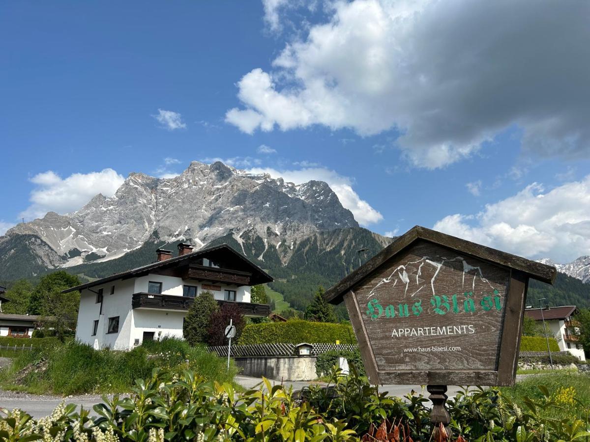Haus Blaesi Appartement Ehrwald Buitenkant foto